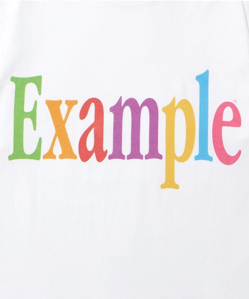 EXAMPLE（エグザンプル）の「EXAMPLE COLORFUL TEE（Tシャツ/カットソー・メンズ・ホワイト/ブラック・L/XXL/XL）」の6枚目の写真