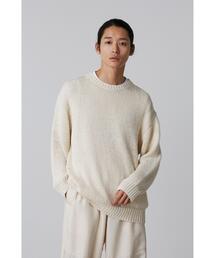YLEVE / EUROPEAN LINEN SILK BASQUE KNIT PULL OVER