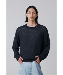 YLEVE / EUROPEAN LINEN SILK BASQUE KNIT PULL OVER