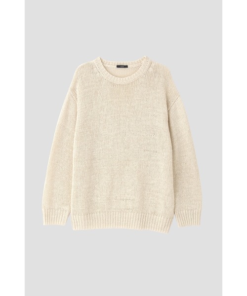 YLEVE(イレーヴ)の「YLEVE / EUROPEAN LINEN SILK BASQUE KNIT PULL OVER(ニット/セーター・メンズ・ネイビー・5)」の8枚目の写真
