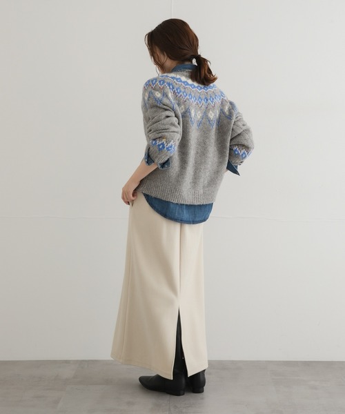 URBAN RESEARCH Sonny Label(アーバンリサーチサニーレーベル)の「ノルディック柄編みニットカーディガン(ニット/セーター・レディース・レッド/グレー/ブラウン・FREE)」の10枚目の写真