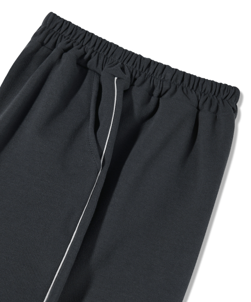 PIANER KIDS(ピアネールキッズ)の「パイピングジョガースウェットパンツ(チャコール)(スウェットパンツ・レディース・チャコール・M(130-140cm)/L(140-150㎝)/S(120-130cm)/XL(150-160㎝))」の8枚目の写真