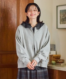 スウェットZIPカーディガン