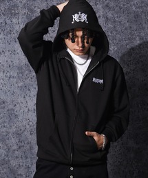RIPPER（リッパー）の「【RIPPER】R ロゴ刺繍 ZIP パーカー   R-Logo Hood Embroidered Full Zip Hoodie（パーカー）」