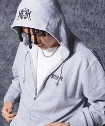 RIPPER（リッパー）の「【RIPPER】R ロゴ刺繍 ZIP パーカー   R-Logo Hood Embroidered Full Zip Hoodie（パーカー）」