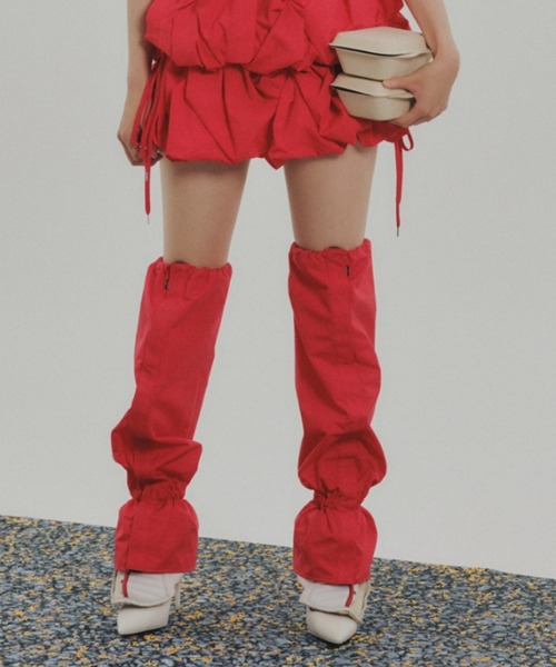 NON TOKYO(ノントーキョー)の「NON TOKYO/ノントーキョー/LONG BOOTS COVERロングブーツカバー(シューズ小物/雑貨・レディース・ライトグリーン/レッド/ブルー/ブラック/パープル/グレー・F)」の1枚目の写真