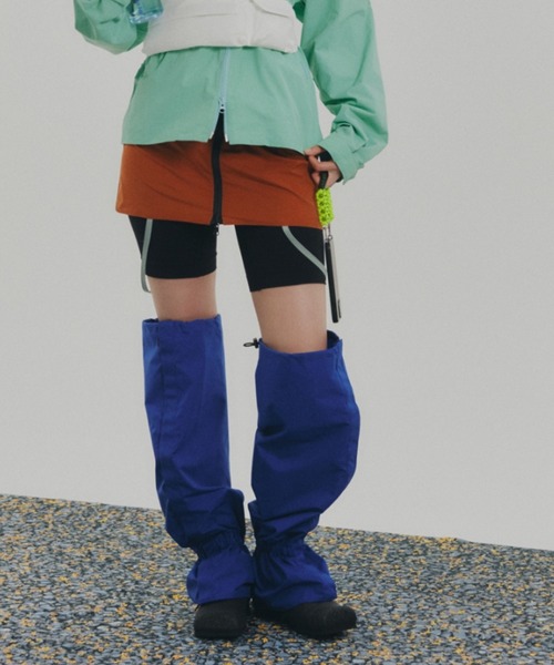 NON TOKYO(ノントーキョー)の「NON TOKYO/ノントーキョー/LONG BOOTS COVERロングブーツカバー(シューズ小物/雑貨・レディース・ライトグリーン/レッド/ブルー/ブラック/パープル/グレー・F)」の5枚目の写真