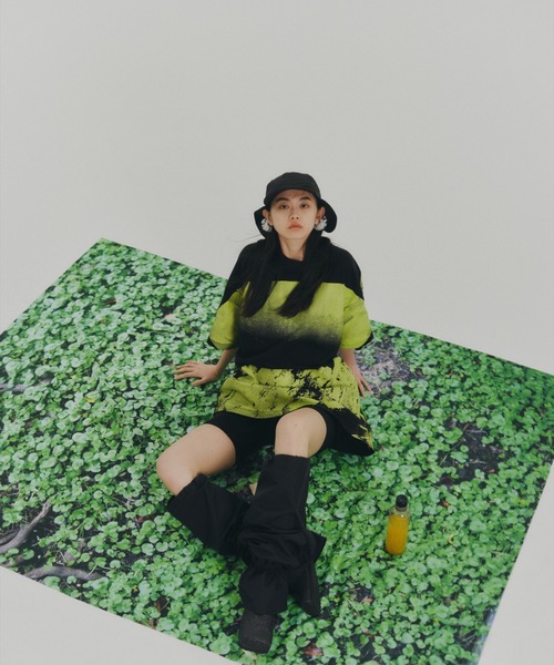 NON TOKYO(ノントーキョー)の「NON TOKYO/ノントーキョー/LONG BOOTS COVERロングブーツカバー(シューズ小物/雑貨・レディース・ライトグリーン/レッド/ブルー/ブラック/パープル/グレー・F)」の16枚目の写真