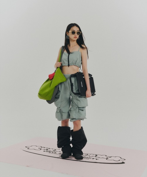 NON TOKYO(ノントーキョー)の「NON TOKYO/ノントーキョー/LONG BOOTS COVERロングブーツカバー(シューズ小物/雑貨・レディース・ライトグリーン/レッド/ブルー/ブラック/パープル/グレー・F)」の20枚目の写真