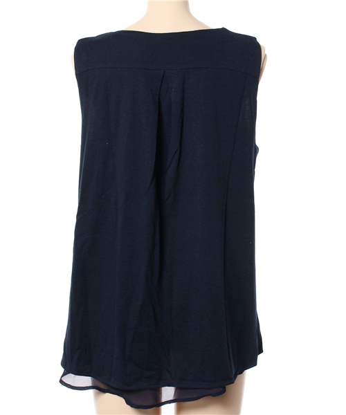 LBC（エルビーシー）の「コットンレーヨンシフォンリバーシブルタンクトップ（タンクトップ・レディース・アッシュグレー/ネイビー・MEDIUM/LARGE）」の3枚目の写真