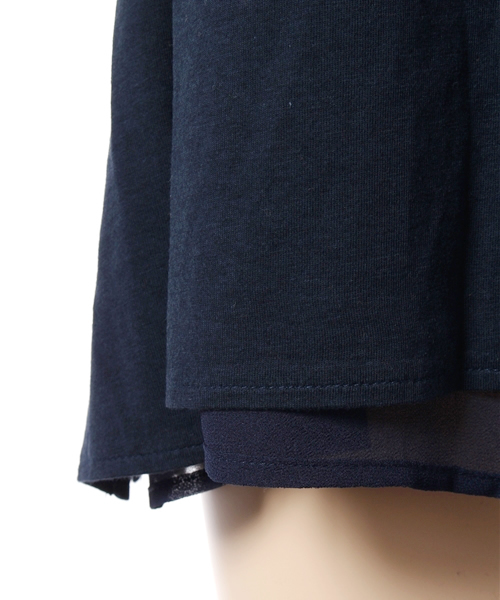 LBC（エルビーシー）の「コットンレーヨンシフォンリバーシブルタンクトップ（タンクトップ・レディース・アッシュグレー/ネイビー・MEDIUM/LARGE）」の6枚目の写真