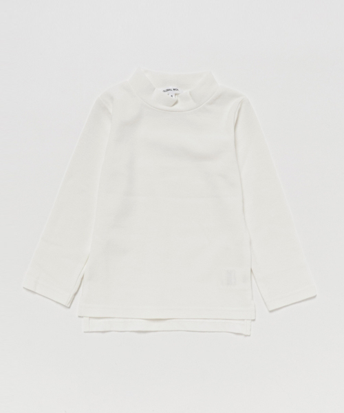 GLOBAL WORK（グローバルワーク）の「【キッズ】サカリバモックネックＴ長袖/730050（Tシャツ/カットソー・キッズ・ホワイト/グレー/ネイビー・MEDIUM/SMALL/LARGE/X-LARGE）」の2枚目の写真