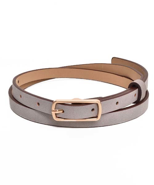 VIBGYOR Women（ヴィブジョー　ウィメン）の「VIBGYOR Select Women  合成皮革細ベルト（ベルト・レディース・ブラウン/キャメル/グレー/ブラック/E/D/A/B/C・FREE）」の7枚目の写真