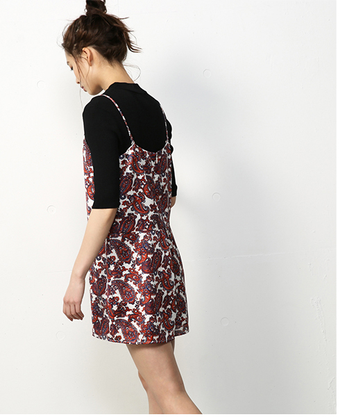 AZUL by moussy(アズールバイマウジー)の「ペイズリーキャミオールインワン(つなぎ/オールインワン・レディース・ホワイト系その他/ブラック系その他・SMALL/MEDIUM)」の13枚目の写真