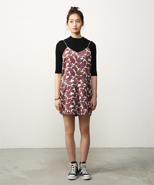 AZUL by moussy(アズールバイマウジー)の「ペイズリーキャミオールインワン(つなぎ/オールインワン・レディース・ホワイト系その他/ブラック系その他・SMALL/MEDIUM)」の15枚目の写真