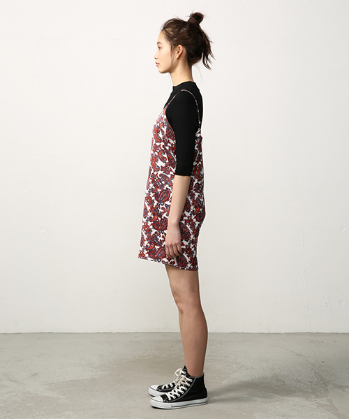AZUL by moussy(アズールバイマウジー)の「ペイズリーキャミオールインワン(つなぎ/オールインワン・レディース・ホワイト系その他/ブラック系その他・SMALL/MEDIUM)」の16枚目の写真