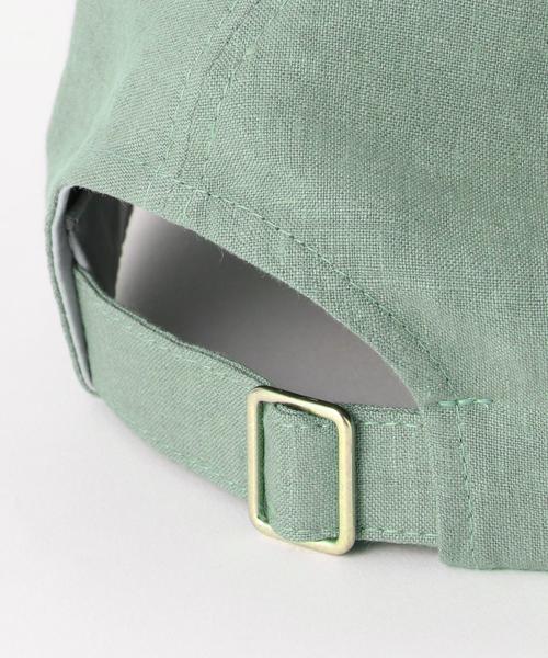 BEAUTY&YOUTH UNITED ARROWS（ビューティーアンドユースユナイテッドアローズ）の「BY リネン ベースボール キャップⅡ ◆（キャップ・メンズ・ナチュラル/ブラック/オリーブ/ネイビー・FREE）」の9枚目の写真
