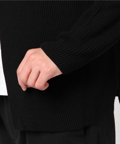 BATONER(バトナー)の「【BATONER】両畦ショールカラー(カーディガン/ボレロ・メンズ・ホワイト/ブラック/ワイン・S/M)」の8枚目の写真