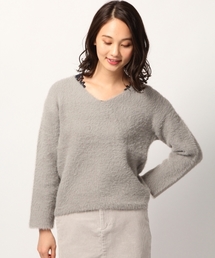 GLOBAL WORK | ソフトフェザープルオーバー長袖/771970 (ニット/セーター)