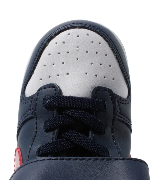 NIKE（ナイキ）の「ナイキ リトルダンク LOW TD（スニーカー・キッズ・レッド/ネイビー・13cm/14cm）」の6枚目の写真