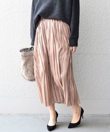 SHIPS | サテンプリーツスカート(スカート)