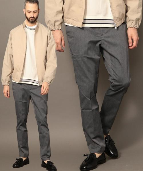 BEAUTY&YOUTH UNITED ARROWS（ビューティーアンドユースユナイテッドアローズ）の「BY ストレッチ ノープリーツ テーパード チノパンツ ◆（チノパンツ・メンズ・ダークグレー/ベージュ/ネイビー・SMALL/MEDIUM/LARGE/X-LARGE）」の2枚目の写真