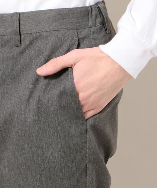 BEAUTY&YOUTH UNITED ARROWS（ビューティーアンドユースユナイテッドアローズ）の「BY ストレッチ ノープリーツ テーパード チノパンツ ◆（チノパンツ・メンズ・ダークグレー/ベージュ/ネイビー・SMALL/MEDIUM/LARGE/X-LARGE）」の4枚目の写真