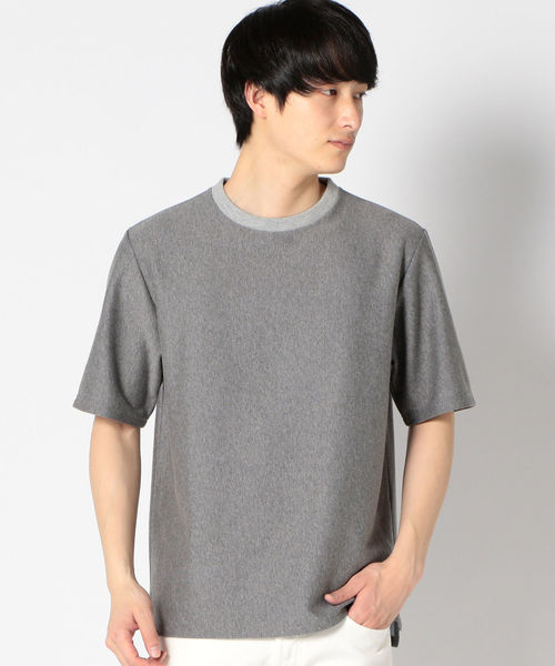 SHIPS(シップス)の「SU: バックボーダービッグTシャツ(Tシャツ/カットソー・メンズ・チャコールグレー/ベージュ/ネイビー・SMALL/X-LARGE/LARGE/MEDIUM)」の1枚目の写真