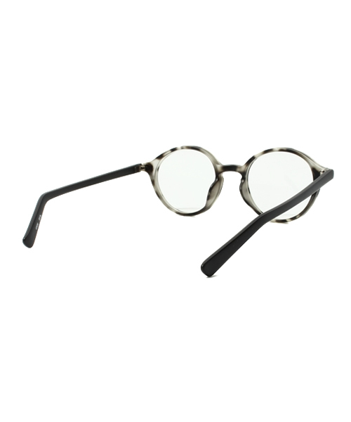 coen（コーエン）の「ボストン Clear Lens メガネ（メガネ・メンズ・グレー・フリー）」の4枚目の写真