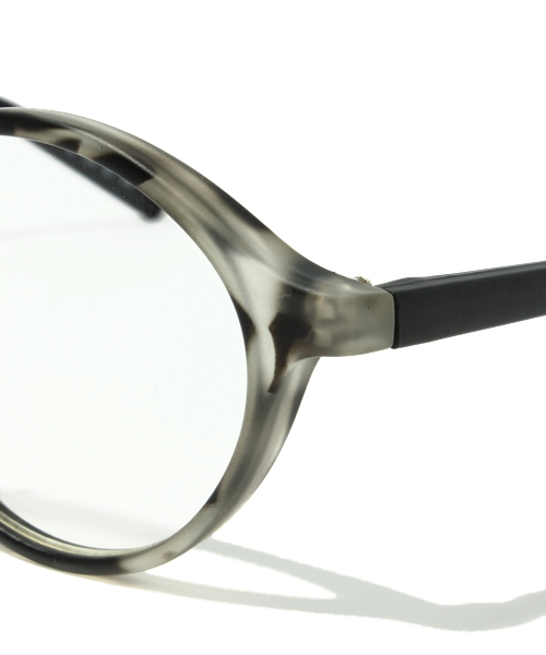 coen（コーエン）の「ボストン Clear Lens メガネ（メガネ・メンズ・グレー・フリー）」の5枚目の写真