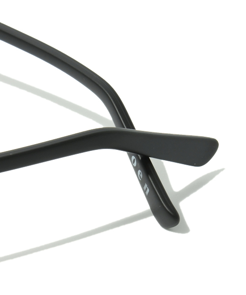 coen（コーエン）の「ボストン Clear Lens メガネ（メガネ・メンズ・グレー・フリー）」の7枚目の写真