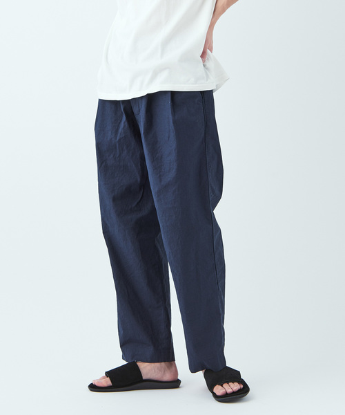 CIAOPANIC（チャオパニック）の「綿麻ストレッチツータックイージーパンツ（その他パンツ・メンズ・ブラック/ベージュ/ネイビー・L/M）」の3枚目の写真