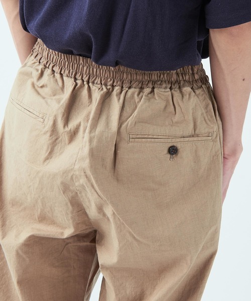 CIAOPANIC（チャオパニック）の「綿麻ストレッチツータックイージーパンツ（その他パンツ・メンズ・ブラック/ベージュ/ネイビー・L/M）」の8枚目の写真