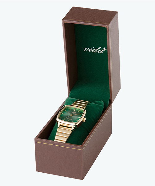 STUDIOUS SELECT(ステュディオスセレクト)の「【VIDA+】J86010 GLD-GRN(アナログ腕時計・レディース・グリーン・FREE)」の5枚目の写真