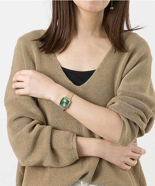 STUDIOUS SELECT(ステュディオスセレクト)の「【VIDA+】J86010 GLD-GRN(アナログ腕時計・レディース・グリーン・FREE)」の6枚目の写真