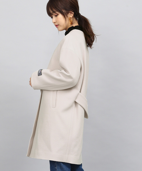 セール Web限定 Picchiノーカラーコクーンコート ノーカラーコート Vis ビス のファッション通販 Zozotown