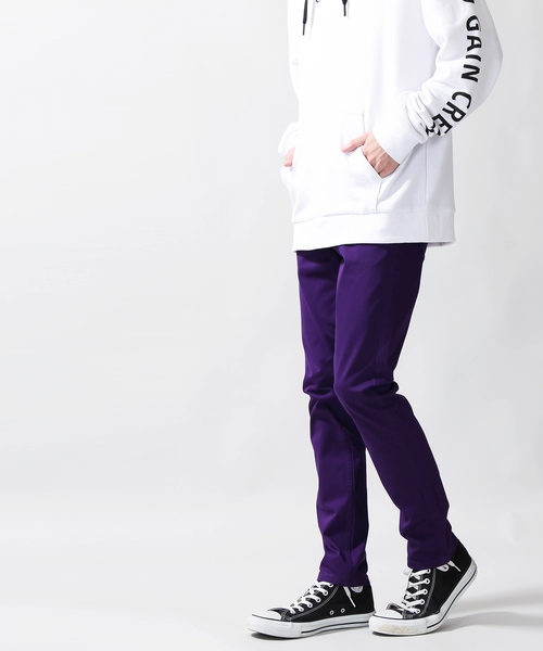 WEGO（ウィゴー）の「WEGO/wondershapeスキニーパンツ（その他パンツ・メンズ・パープル/ブラック/ダークインディゴブルー・MEDIUM/LARGE/SMALL）」の11枚目の写真