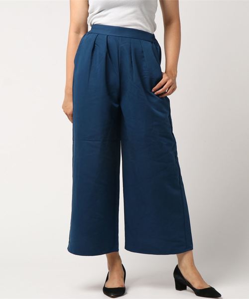 AMERICAN HOLIC(アメリカンホリック)の「・バックポケット付ワイドパンツ(その他パンツ・レディース・ブラック/ベージュ/ネイビー/グリーン/ブラウン/ブルー/チャコールグレー・M/L)」の7枚目の写真