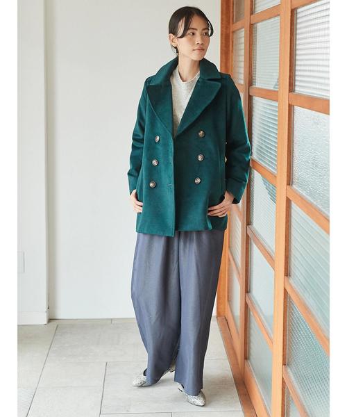 AMERICAN HOLIC(アメリカンホリック)の「・バックポケット付ワイドパンツ(その他パンツ・レディース・ブラック/ベージュ/ネイビー/グリーン/ブラウン/ブルー/チャコールグレー・M/L)」の20枚目の写真