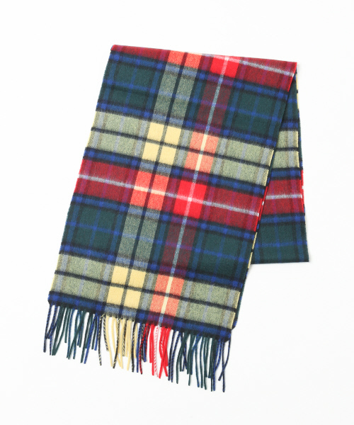 カシミア マフラー マフラー チェック柄 チェック柄 Designworks デザインワークス のファッション