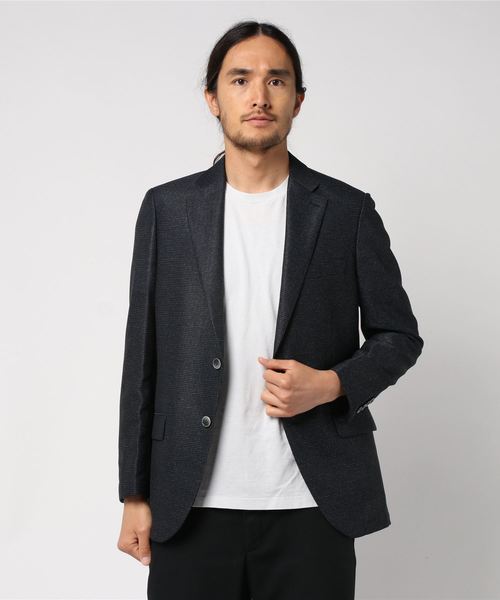 RECENCY OF MINE(リーセンシー オブ マイン)の「【Recency of Mine/セットアップ対応】カラミストレッチジャケット(テーラードジャケット・メンズ・ベージュ/グレー/ネイビー/ブルー系その他・44/46/48/50)」の4枚目の写真