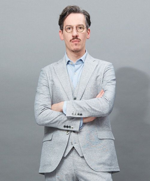 RECENCY OF MINE(リーセンシー オブ マイン)の「【Recency of Mine/セットアップ対応】カラミストレッチジャケット(テーラードジャケット・メンズ・ベージュ/グレー/ネイビー/ブルー系その他・44/46/48/50)」の2枚目の写真