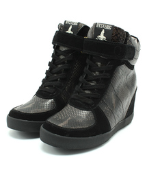 HYSTERIC GLAMOUR | MAKE ME SMILE インヒールスニーカー(スニーカー)