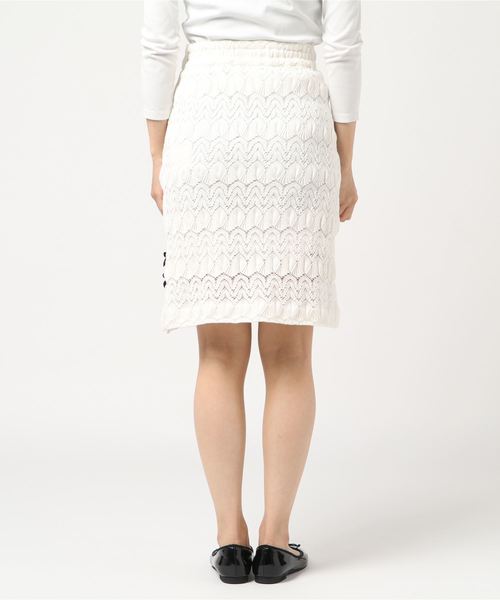 PINKHOUSE CHELSEA（ピンクハウスチェルシー）の「バルファスレーススカート（スカート・レディース・ホワイト/ブラック/ベージュ・SMALL/MEDIUM）」の6枚目の写真