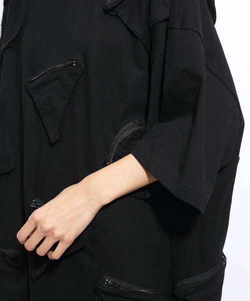 i(アイ)の「○△□ポケットT(Tシャツ/カットソー・レディース・ホワイト/ブラック・フリ-)」の7枚目の写真