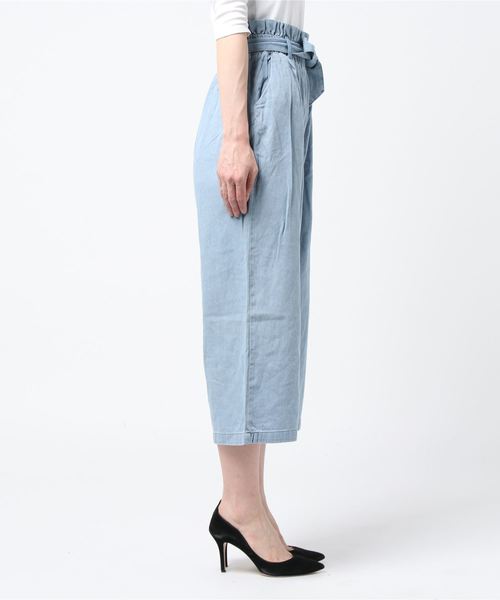 LUGG NAGG(ラグナグ)の「【Jewelobe/ ジュエローブ】デニムハイウエストワイドパンツ(その他パンツ・レディース・ブラック/ネイビー/サックスブルー/ブルー・FREE)」の7枚目の写真