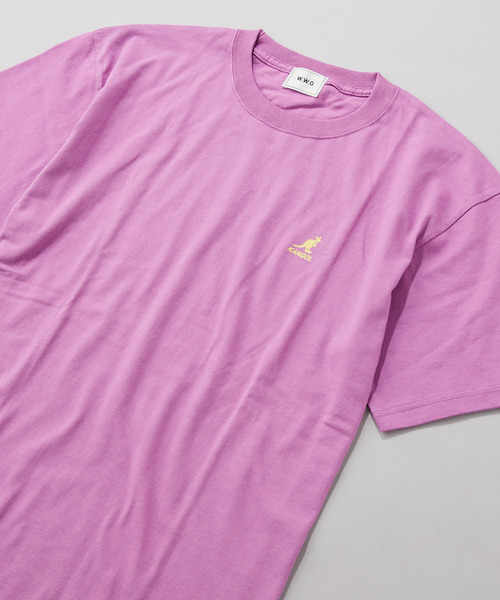 KANGOL(カンゴール)の「【KANGOL/カンゴール】ロゴビッグTEE /別注Tシャツ(Tシャツ/カットソー・メンズ・ホワイト/ブラック/ラベンダー・MEDIUM/LARGE/X-LARGE)」の9枚目の写真