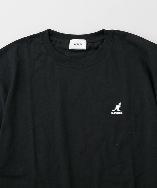 KANGOL(カンゴール)の「【KANGOL/カンゴール】ロゴビッグTEE /別注Tシャツ(Tシャツ/カットソー・メンズ・ホワイト/ブラック/ラベンダー・MEDIUM/LARGE/X-LARGE)」の14枚目の写真