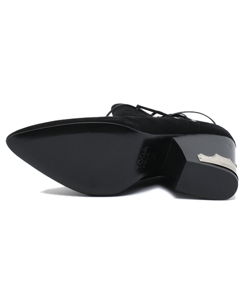 MIDWEST（ミッドウエスト）の「TOGA PULLA スウェードレースアップブーツ（ブーツ・レディース・ブラック・37/36/38）」の7枚目の写真