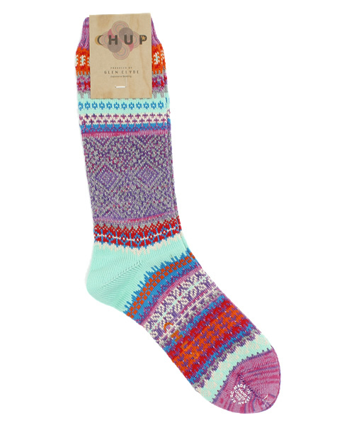 BEAMS（ビームス）の「CHUP / LITIR SOX（ソックス/靴下・メンズ・オレンジ/グリーン/パープル・ONE SIZE）」の3枚目の写真